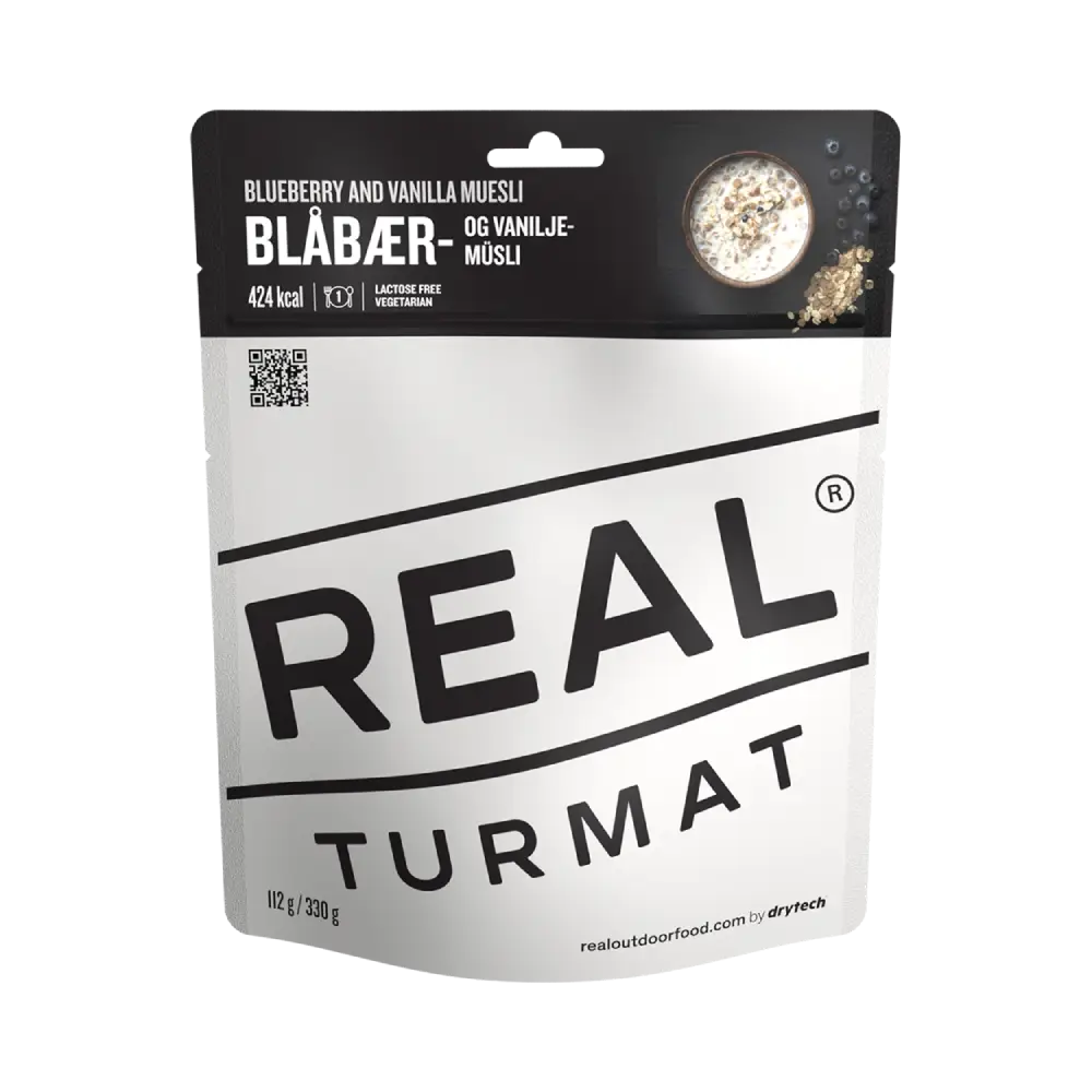 Real Turmat Musli z Jagodami i Wanilią