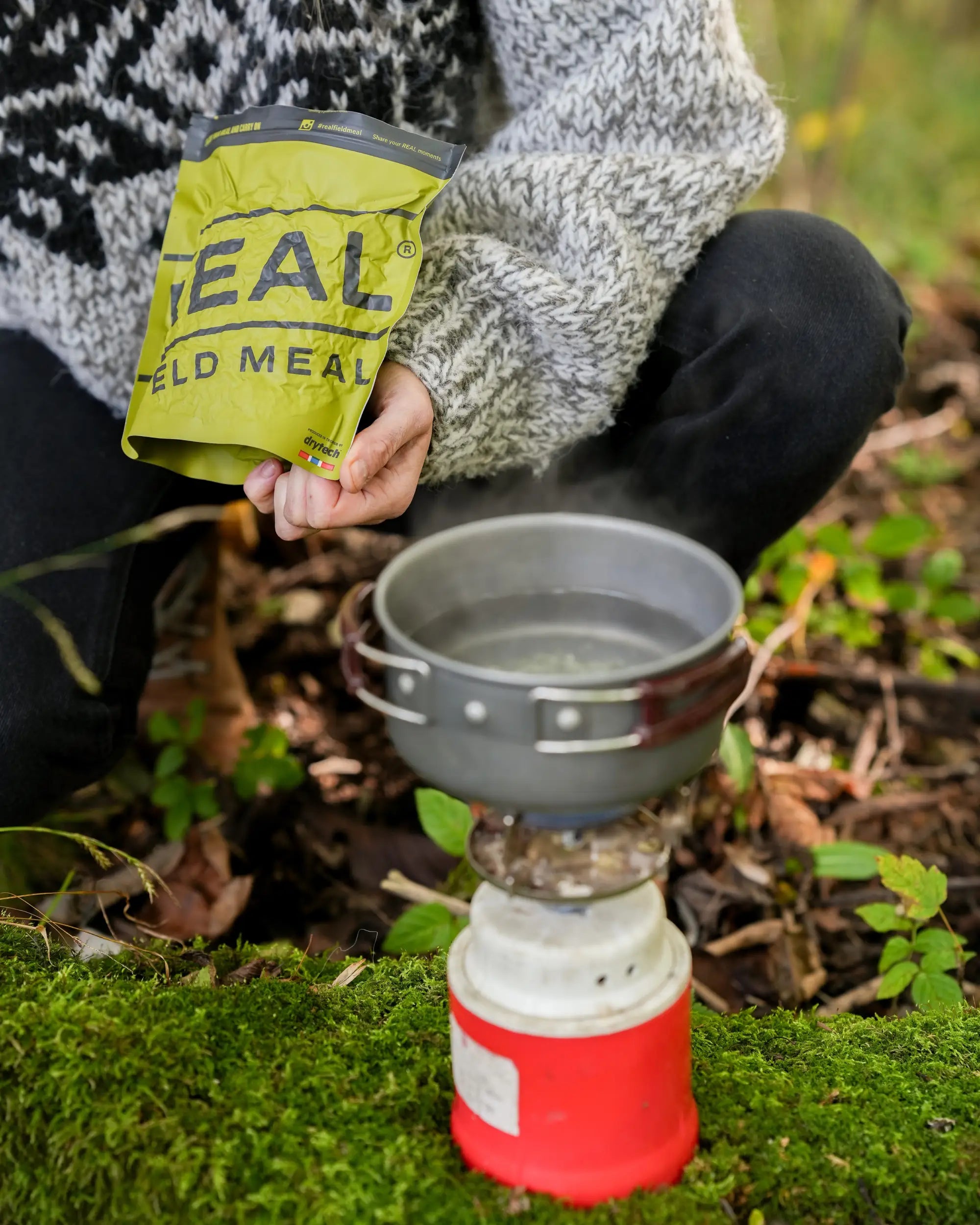 REAL Field Meal Kremowy Makaron z Wieprzowiną