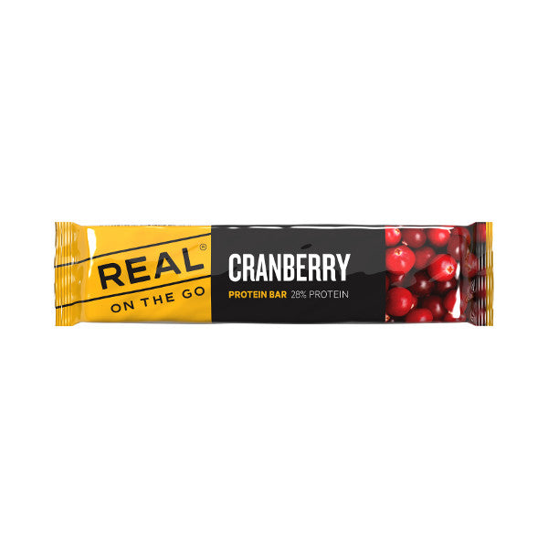 REAL On the Go żurawinowy baton proteinowy