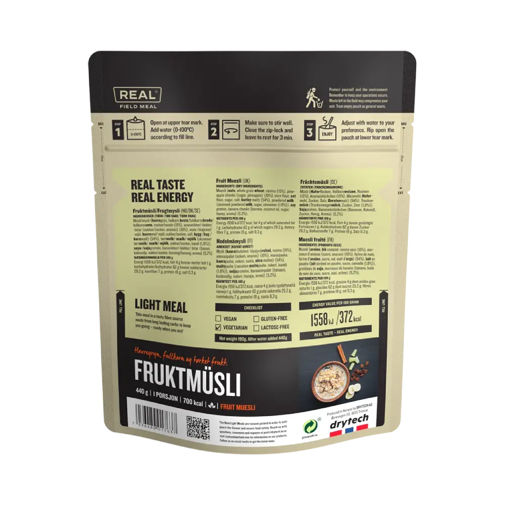 REAL Field Meal Owocowe Musli
