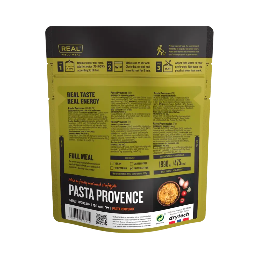 REAL Field Meal Makaron po Prowansalsku