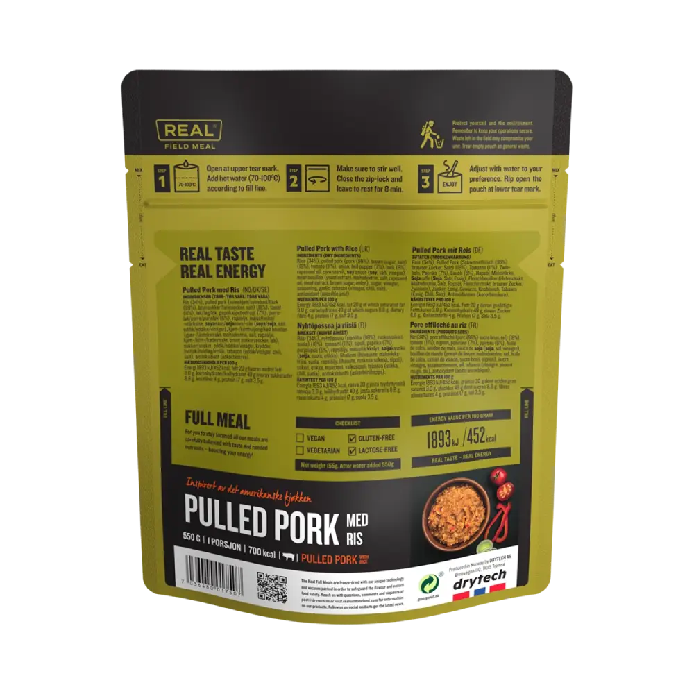 REAL Field Meal Szarpana Wieprzowina