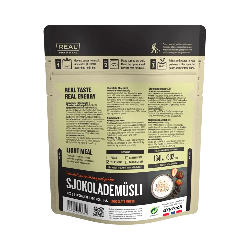 REAL Field Meal Czekoladowe Musli